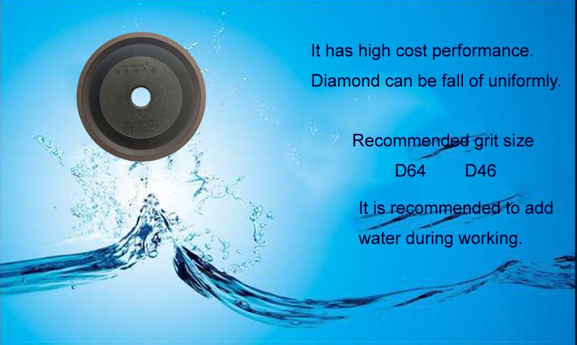 Diamond Grinding Wheels for Manual Machine Face Sharpening 6 inch